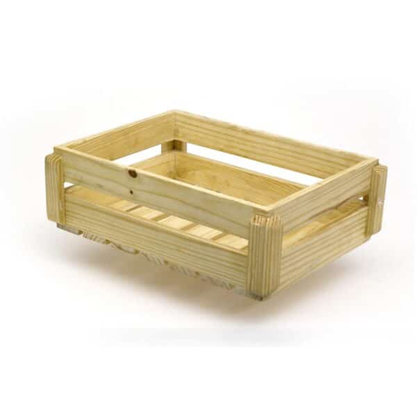 Pine Wooden Double Stack Wall Crate 4
