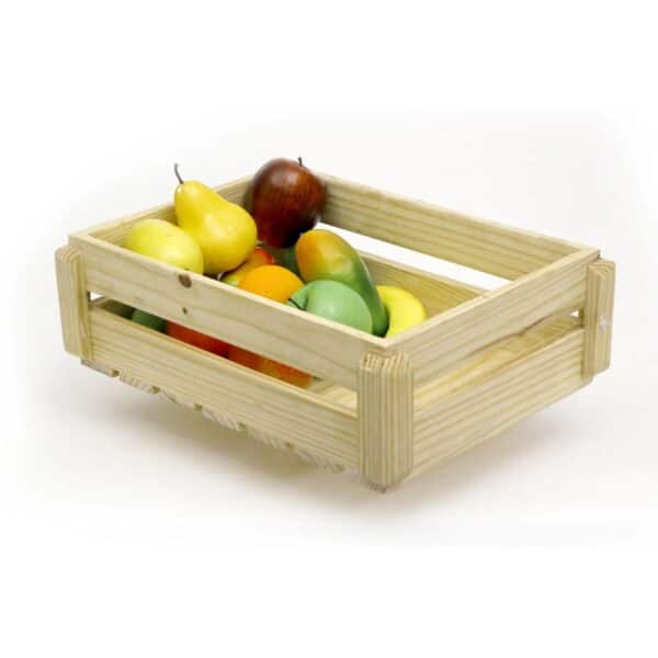 Pine Wooden Double Stack Wall Crate 5