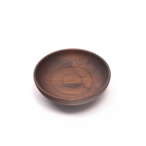 Premium Teak Wood Traditional Wooden Bowl 3