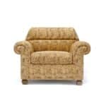 Simple Natural Solid Wood Single Seater Couch