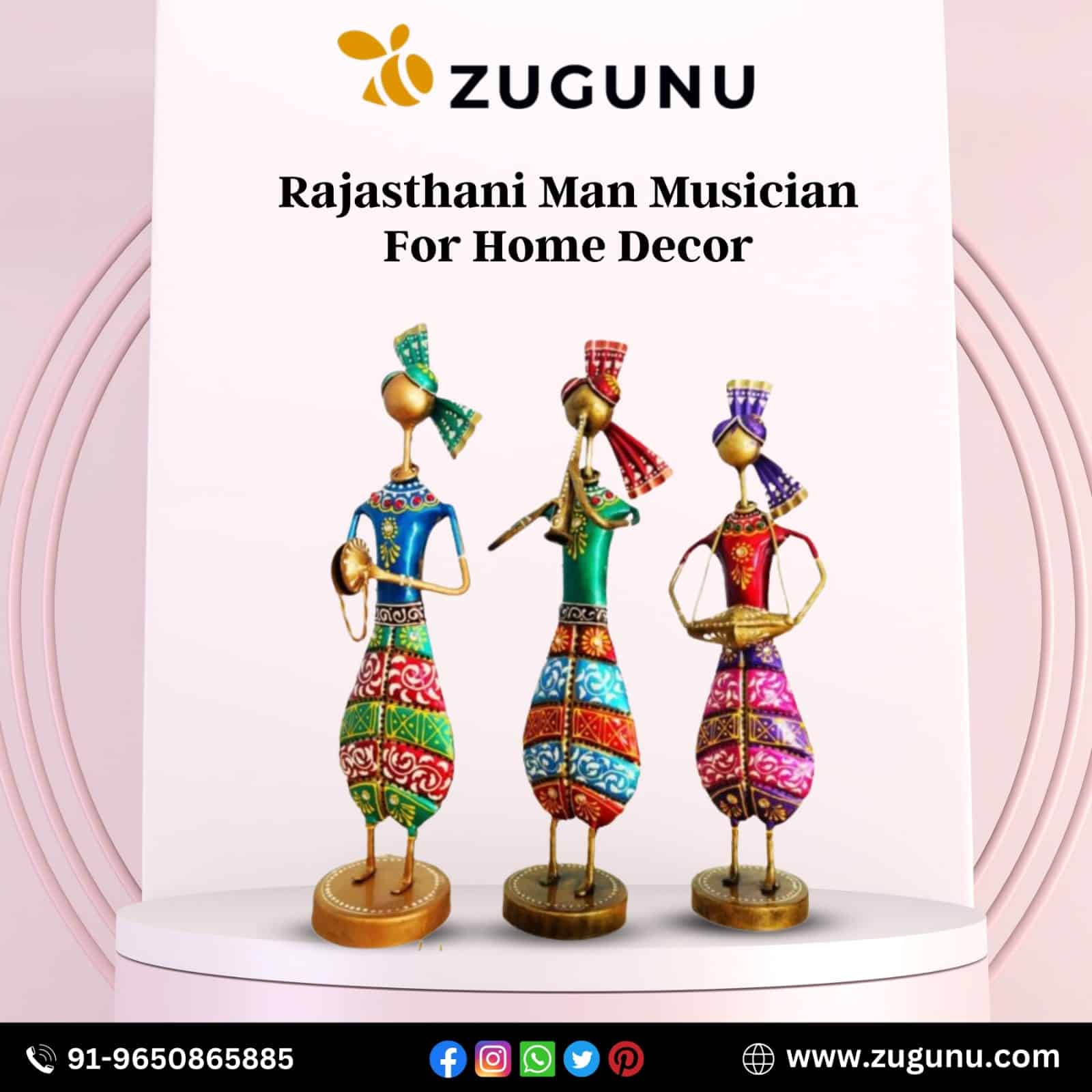 Best Figurine For Home Decor Ideas Rajasthani Musicians Figurine