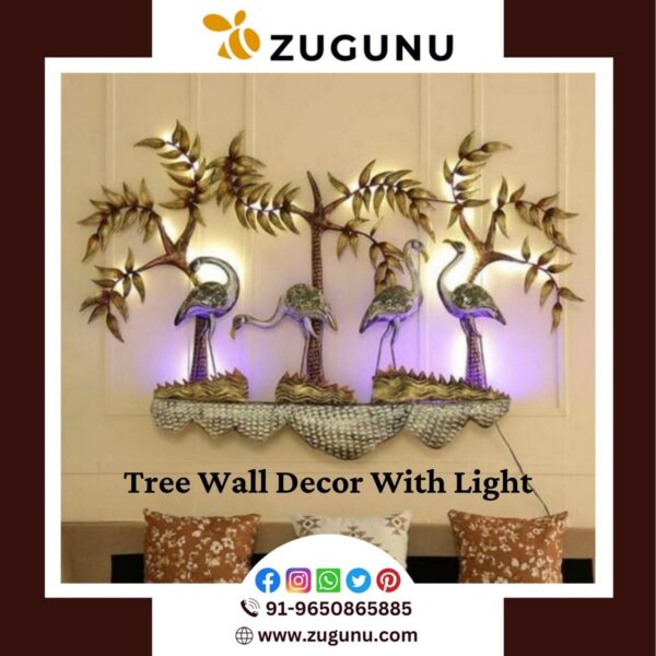 Illuminate Your Space With Tree Wall Decor With Light