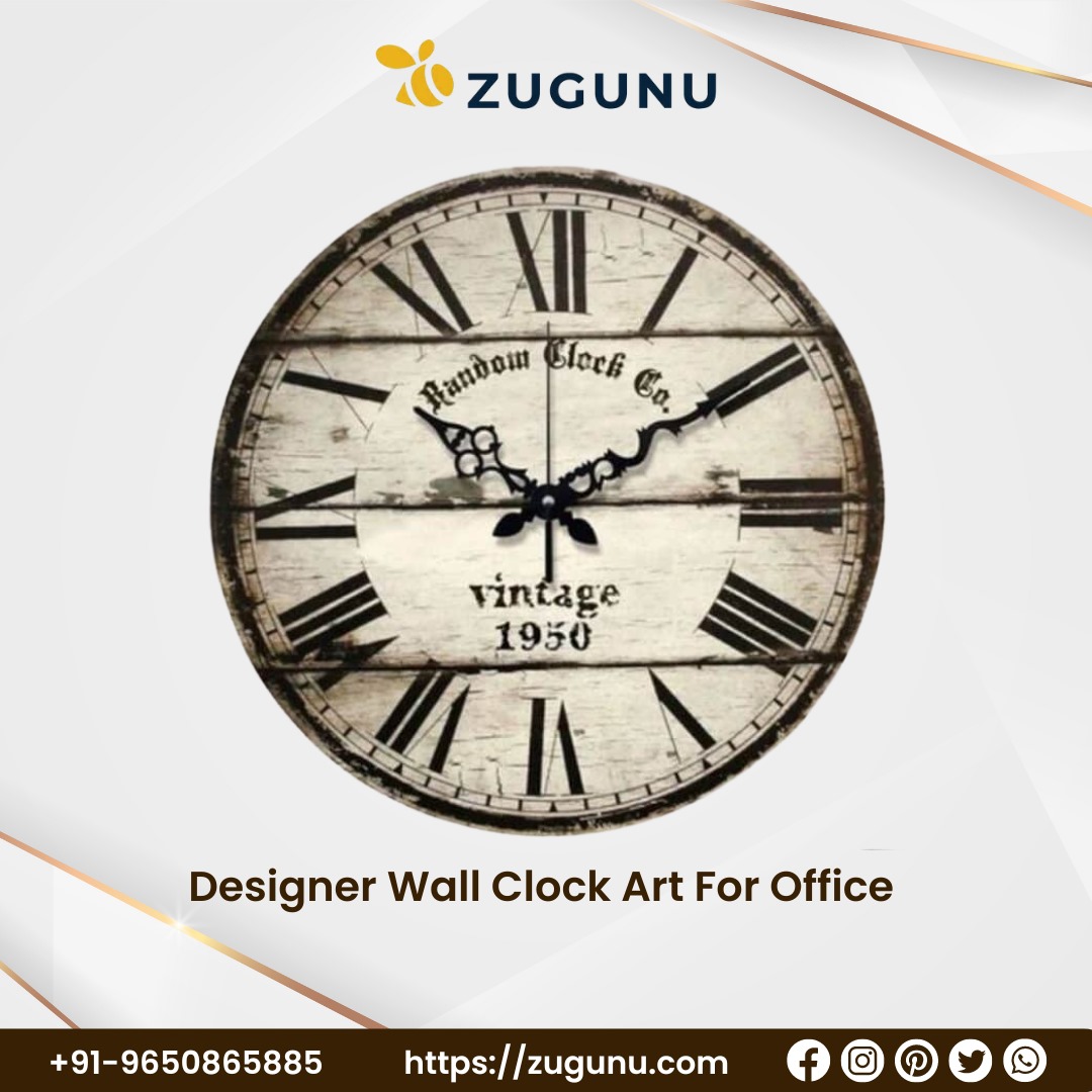 Elevate Your Workspace with Designer Wall Clocks for Office